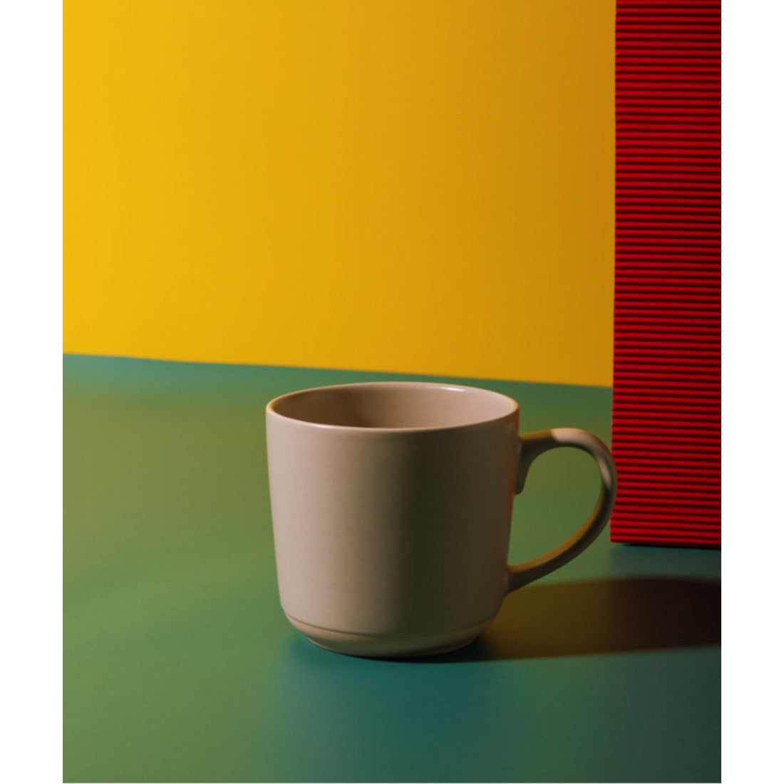 Kubek kamionkowy La Cafetière – kolor latte 350 ml – zdjęcie 4