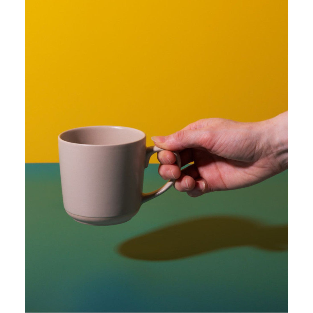 Kubek kamionkowy La Cafetière – kolor latte 350 ml – zdjęcie 5