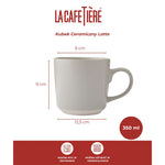 Kubek kamionkowy La Cafetière – kolor latte 350 ml – zdjęcie 7