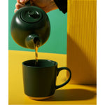 Kubek kamionkowy La Cafetière – zielony 350 ml – zdjęcie 6