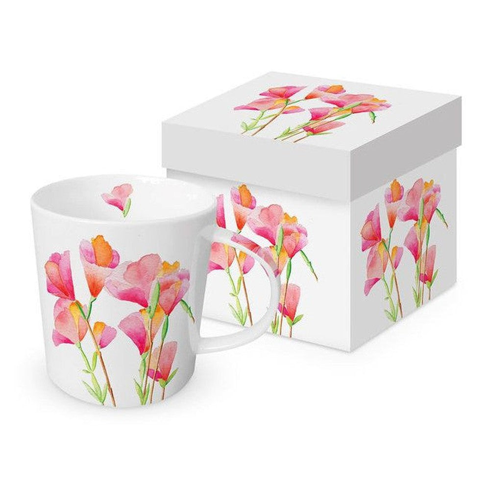 Kubek porcelanowy Azalie PPD – wielokolorowy 350 ml