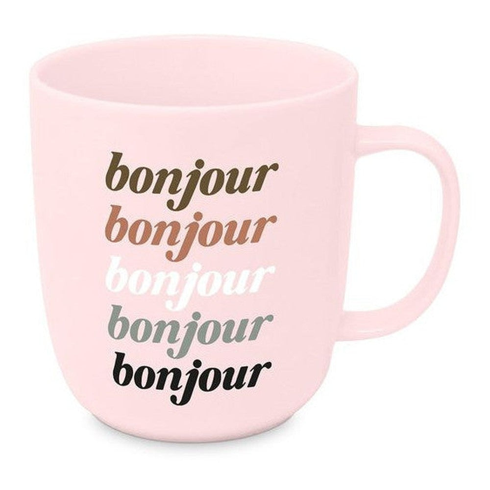 Kubek porcelanowy Bonjour PPD – różowy, 400 ml