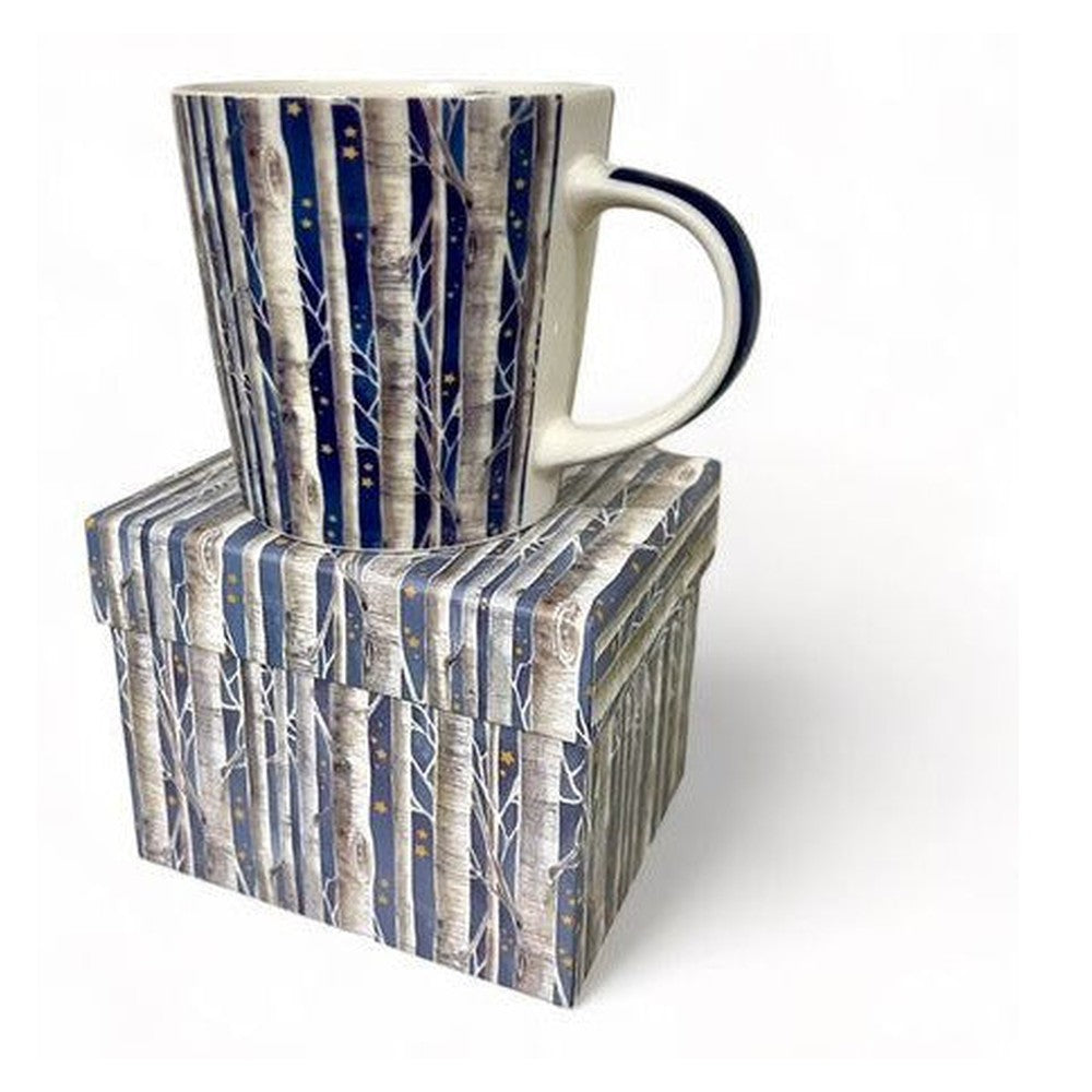 Kubek porcelanowy Brzozy PPD – wielokolorowy 350 ml – zdjęcie 2