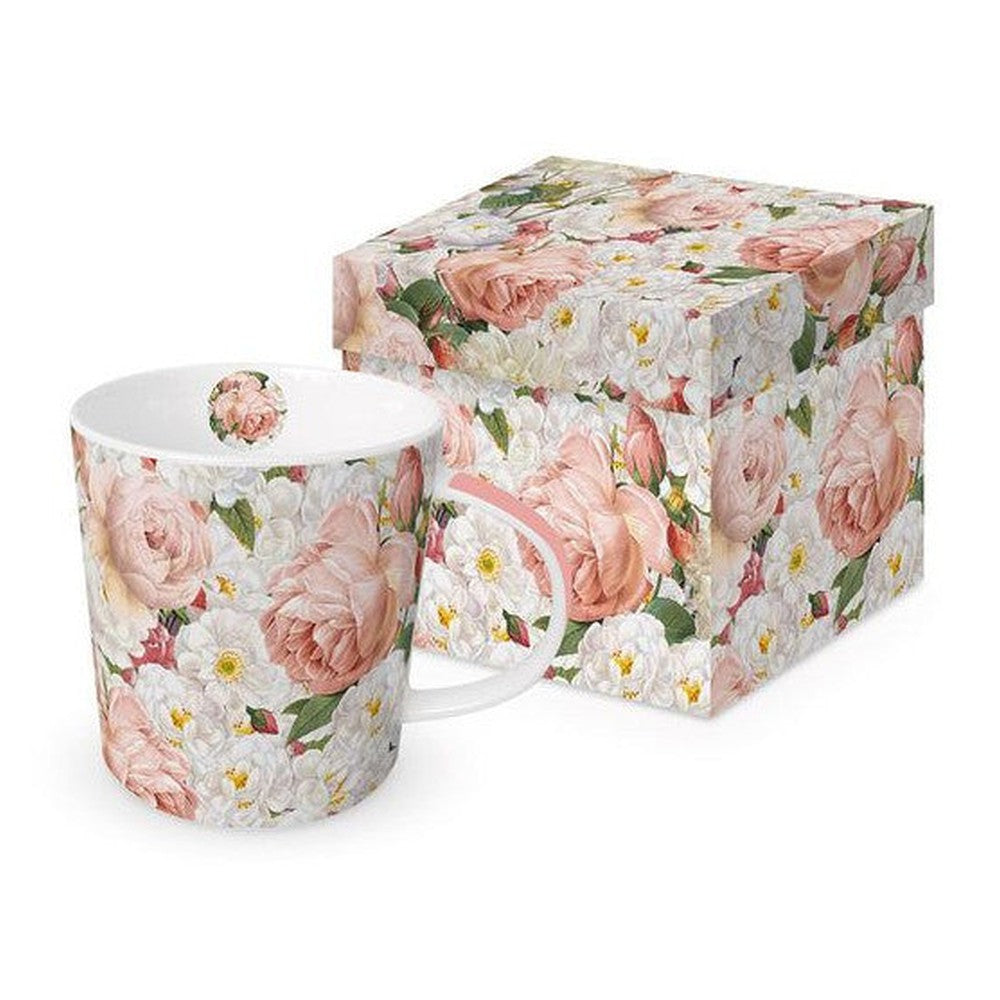 Kubek porcelanowy Bukiet Róż PPD – wielokolorowy, 350 ml