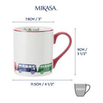 Kubek porcelanowy Campery Mikasa – 280 ml – zdjęcie 6
