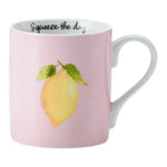 Kubek porcelanowy Cytryna Mikasa – różowy, 280 ml