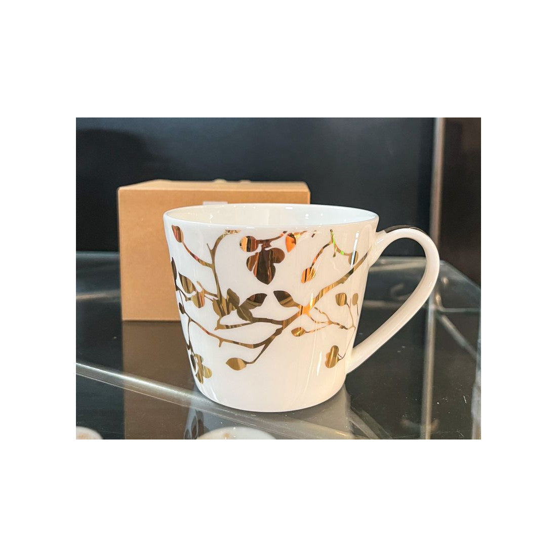 Kubek porcelanowy Czyste Złoto PPD – 400 ml – zdjęcie 2
