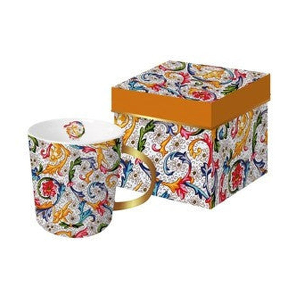 Kubek porcelanowy Florentina Złoty PPD – w ozdobnym pudełku, 350 ml