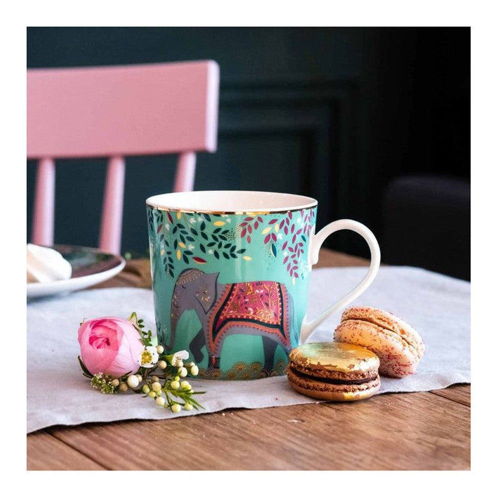 Kubek porcelanowy India Portmeirion – Słoń – zdjęcie 6