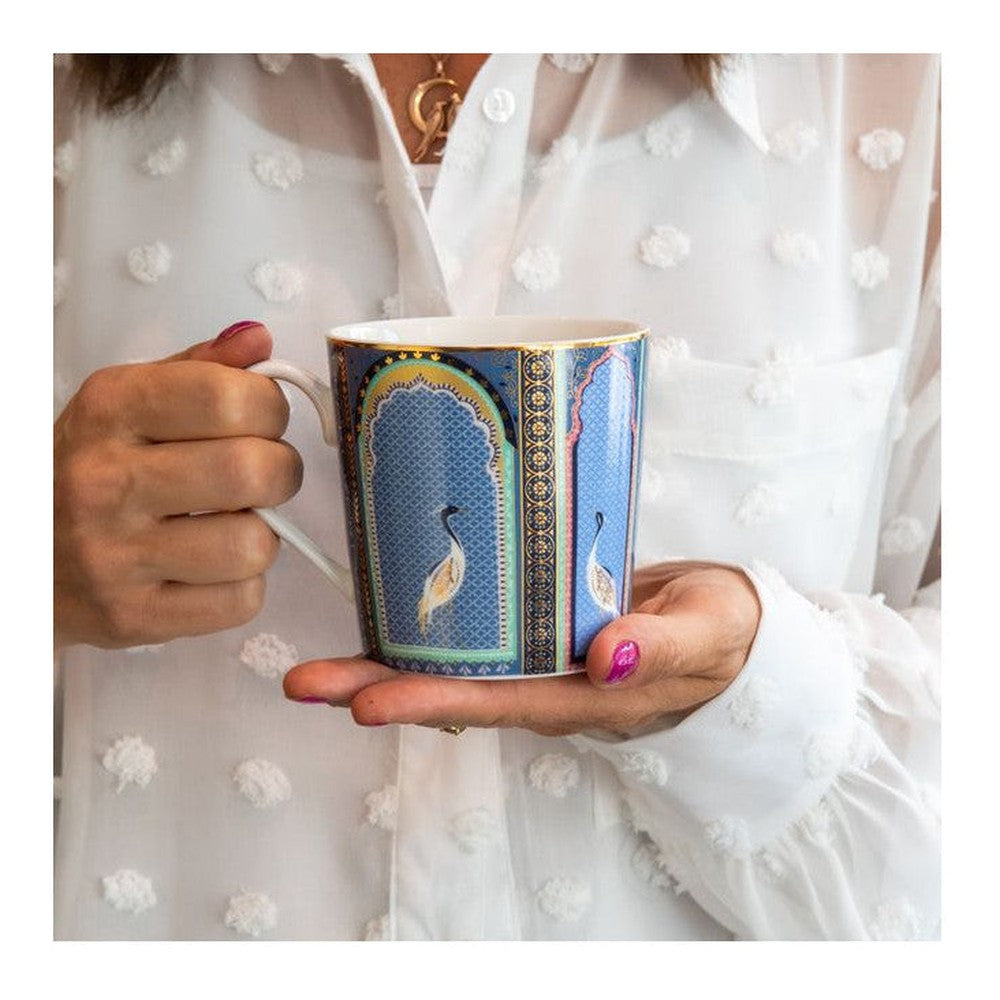 Kubek porcelanowy India Portmeirion – Żurawie – zdjęcie 7