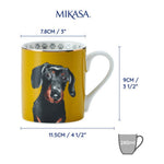 Kubek porcelanowy Jamnik Mikasa – 280 ml – zdjęcie 6