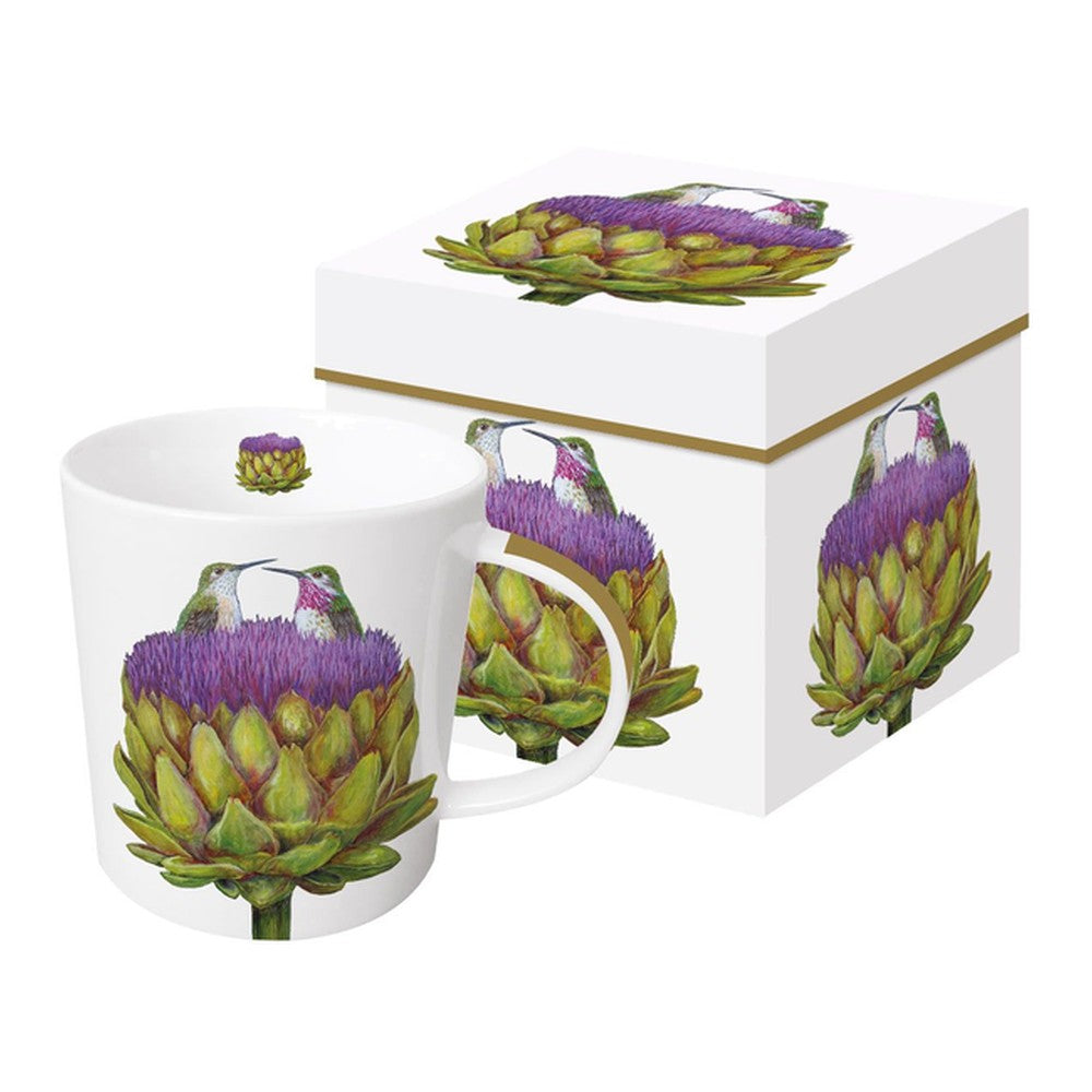 Kubek porcelanowy Karczoch PPD – wielokolorowy, 350 ml