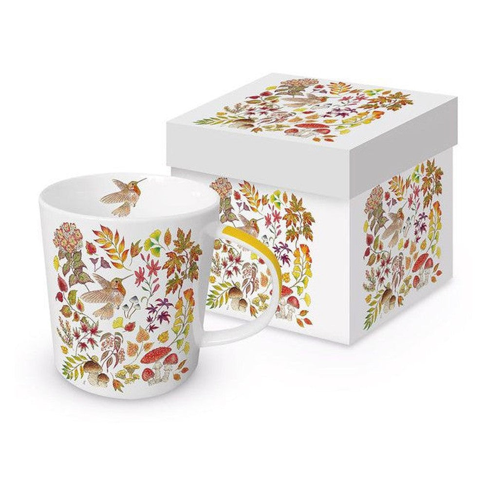 Kubek porcelanowy „Kocham Jesień” PPD – wielokolorowy 350 ml