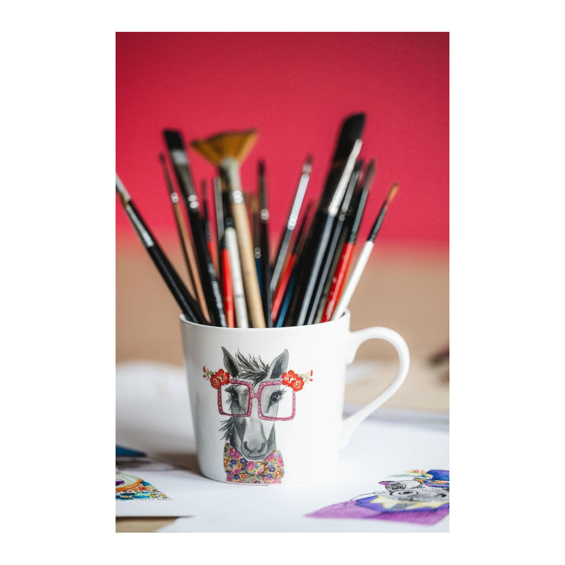 Kubek porcelanowy Koń Tipperleyhill Mikasa – 380 ml – zdjęcie 5