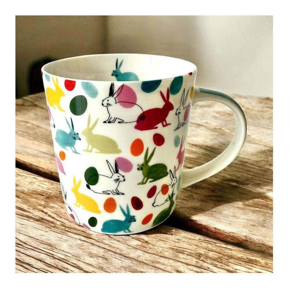 Kubek porcelanowy Króliczki & Pisanki PPD – wielkanocny 350 ml – zdjęcie 2