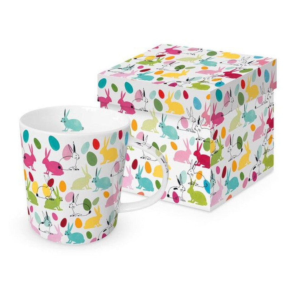 Kubek porcelanowy Króliczki & Pisanki PPD – wielkanocny 350 ml