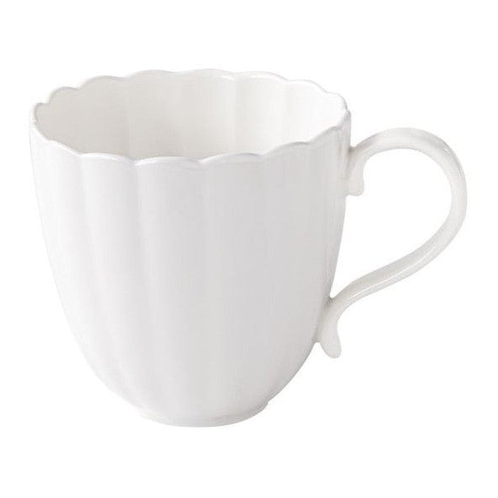 Kubek porcelanowy Lifestyle Easy Life – biały, 350 ml