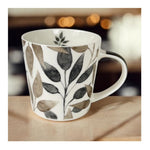 Kubek porcelanowy Liście Skandynawskie PPD – w ozdobnym pudełku, 350 ml – zdjęcie 2