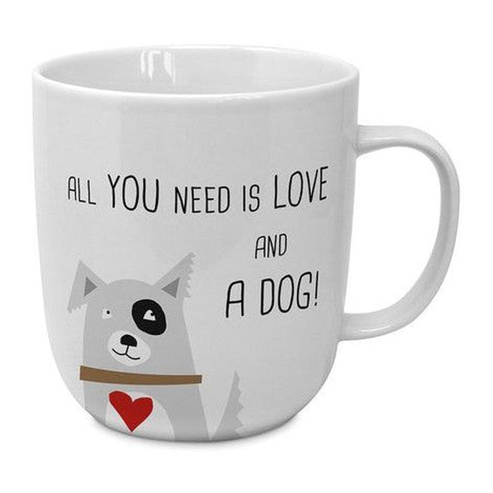 Kubek porcelanowy „Love and Dog” PPD – wielokolorowy 350 ml