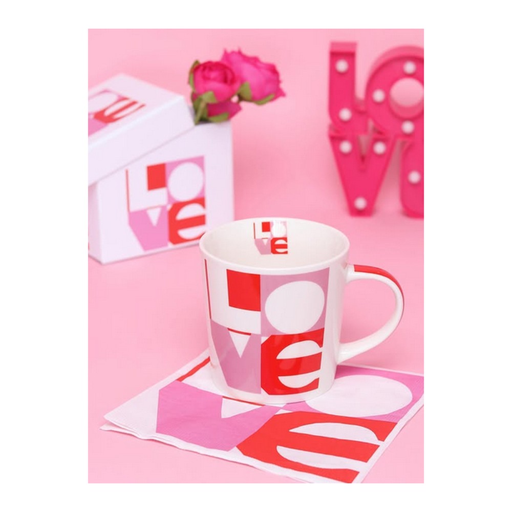 Kubek porcelanowy Love Graphic PPD – wielokolorowy 400 ml – zdjęcie 2