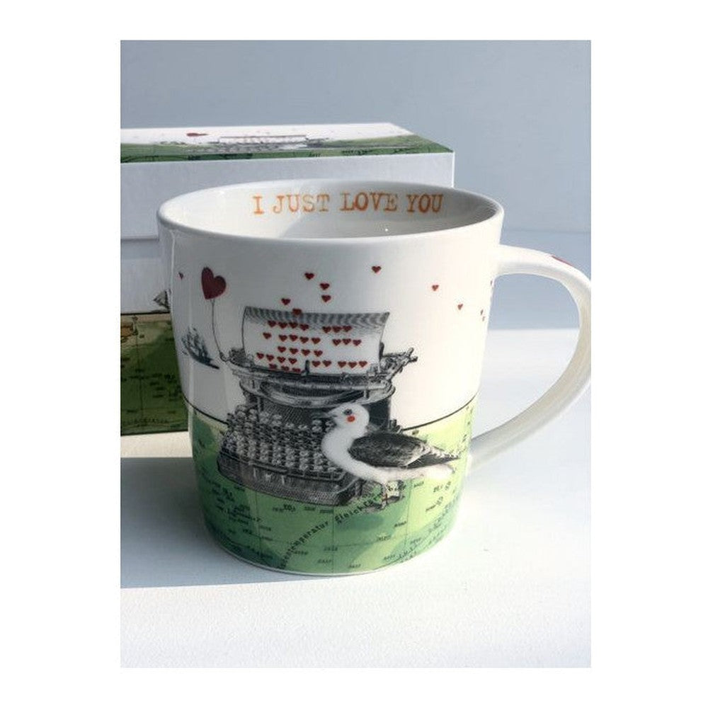 Kubek porcelanowy Love You PPD – w ozdobnym pudełku, 350 ml – zdjęcie 3