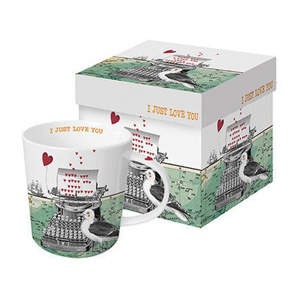 Kubek porcelanowy Love You PPD – w ozdobnym pudełku, 350 ml