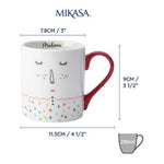 Kubek porcelanowy Madame Mikasa – 280 ml – zdjęcie 6
