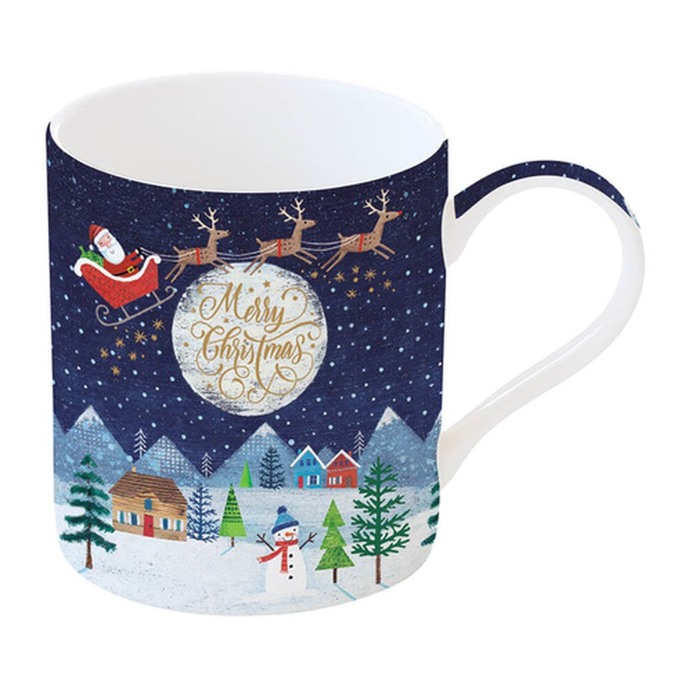 Kubek porcelanowy Merry Christmas Easy Life – 350 ml