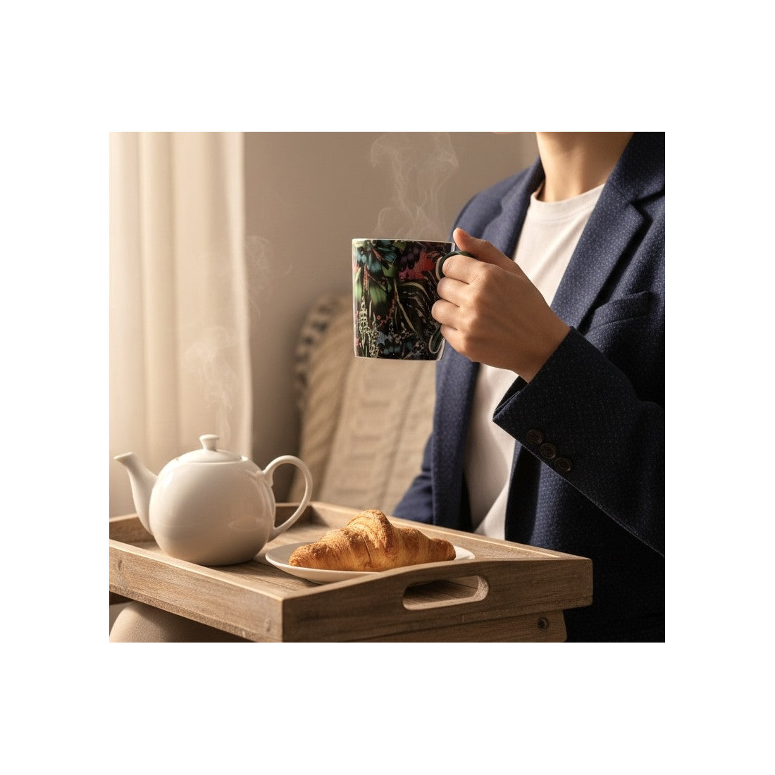 Kubek porcelanowy Motyl Sarah Arnett Mikasa – 350 ml – zdjęcie 4