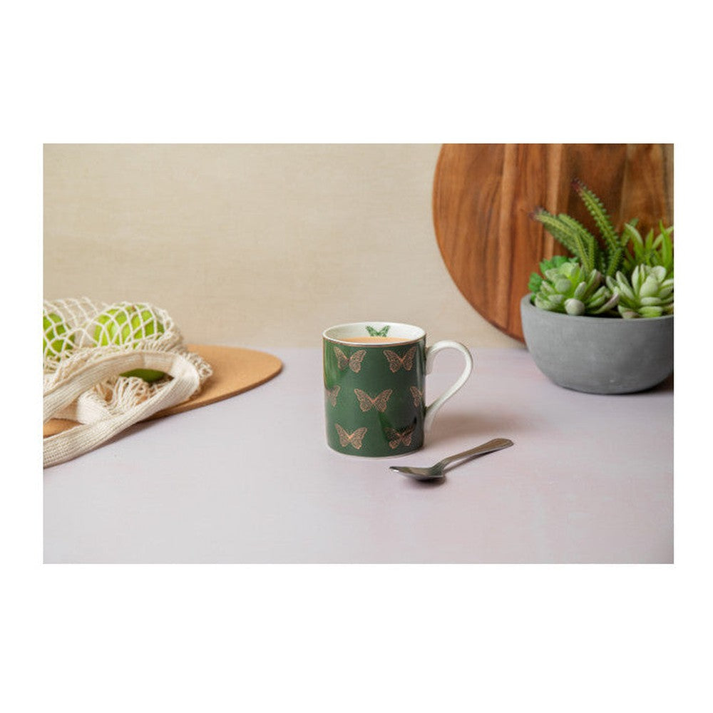 Kubek porcelanowy Motyle Mikasa – zielony, 280 ml – zdjęcie 2