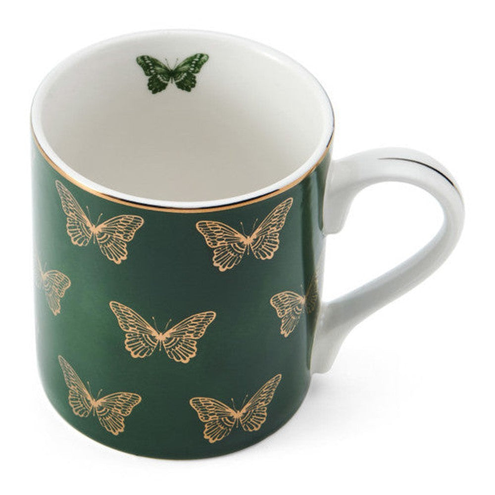 Kubek porcelanowy Motyle Mikasa – zielony, 280 ml – zdjęcie 4