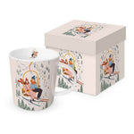 Kubek porcelanowy Narciarze PPD – wielokolorowy 400 ml