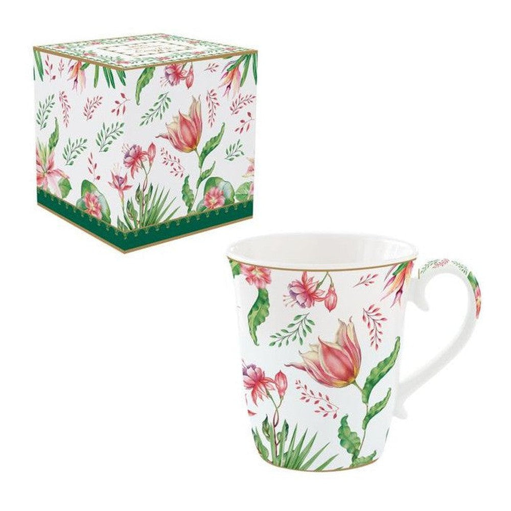 Kubek porcelanowy Ogród Botaniczny Easy Life – wielokolorowy, 300 ml
