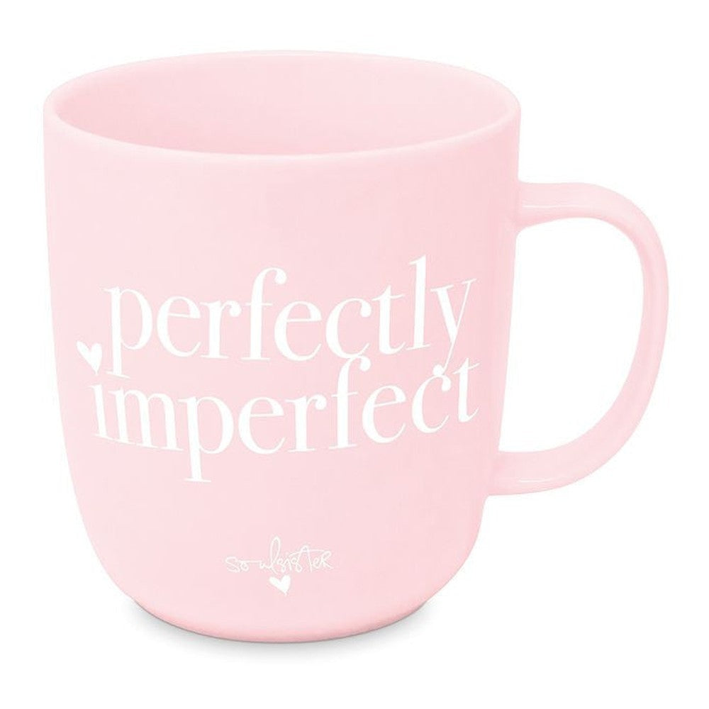 Kubek porcelanowy Perfectly Imperfect PPD – różowy 400 ml