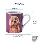 Kubek porcelanowy Pies Cockapoo Mikasa – 280 ml – zdjęcie 6