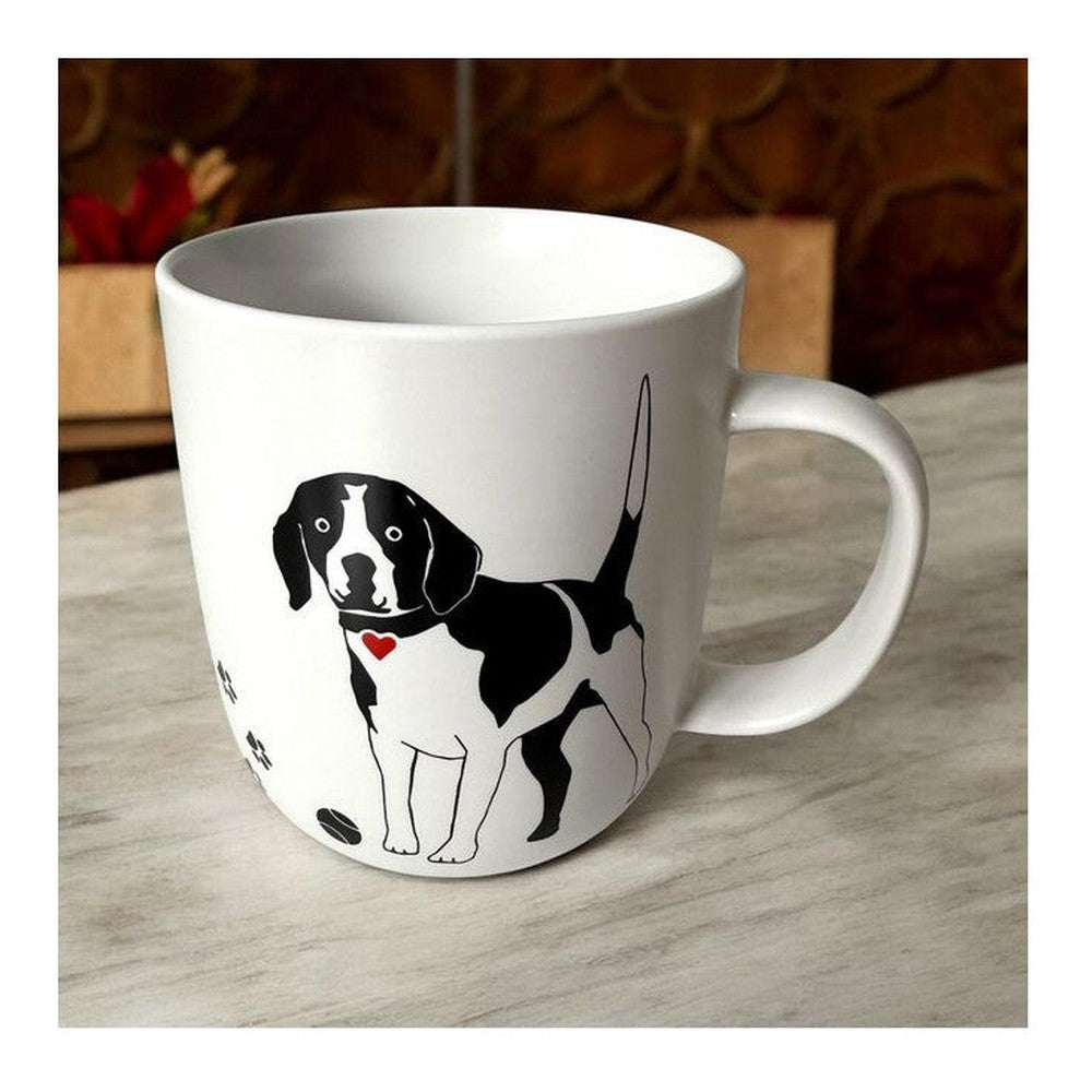 Kubek porcelanowy Psie Łapy PPD – New Bone China, 400 ml – zdjęcie 2