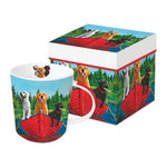 Kubek porcelanowy Psy na Łódce PPD – 400 ml