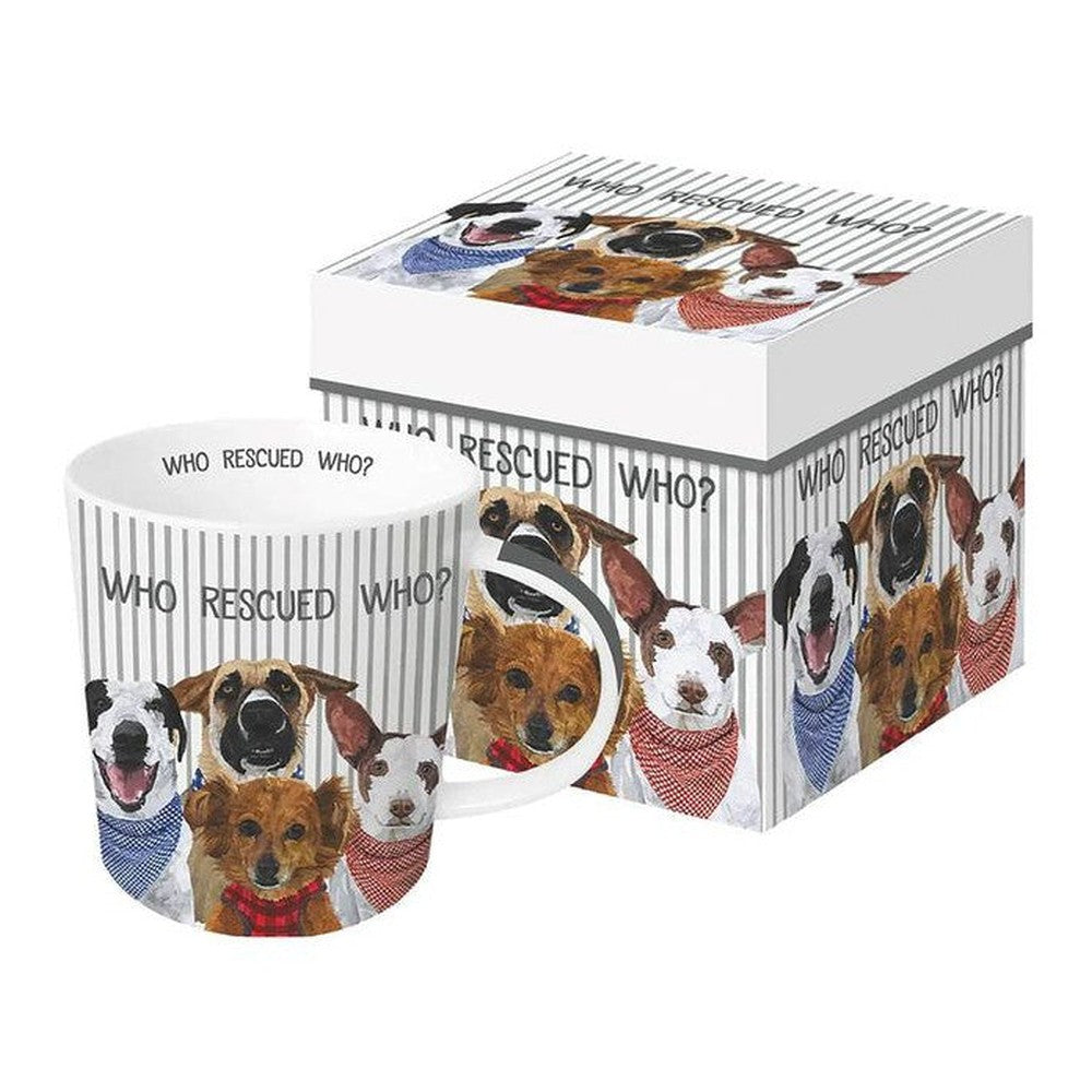 Kubek porcelanowy Psy w Chustach PPD – w ozdobnym pudełku, 350 ml