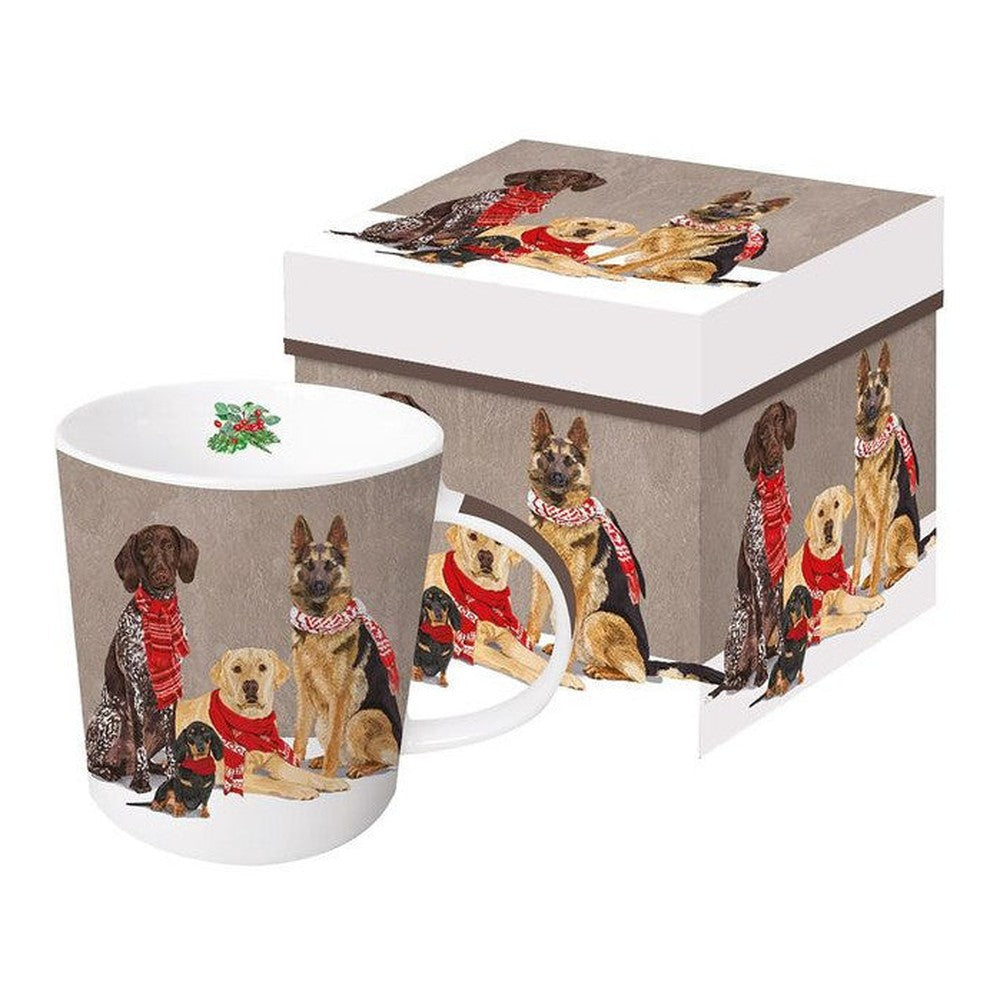 Kubek porcelanowy „Psy w Szalikach” PPD – wielokolorowy 350 ml