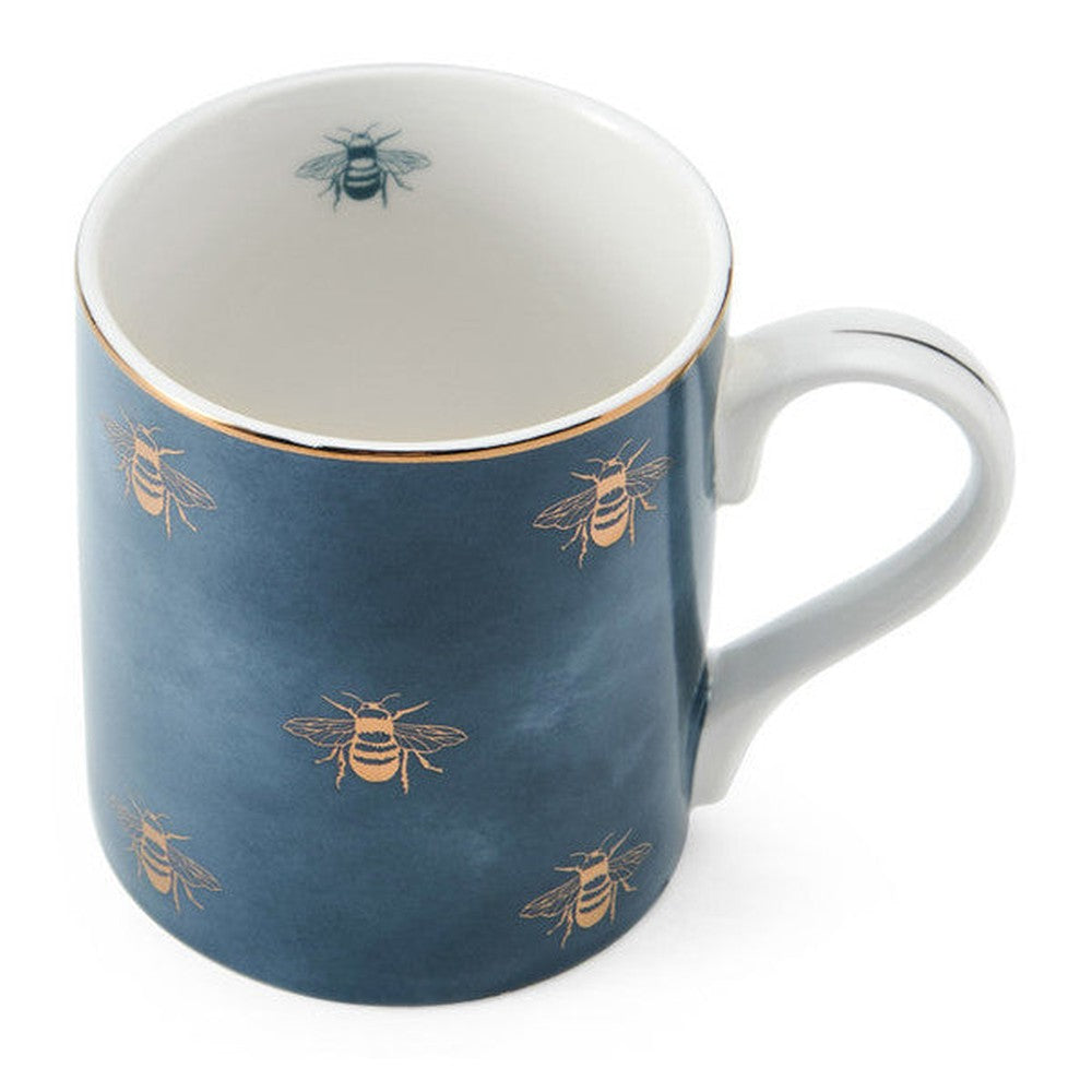 Kubek porcelanowy Pszczoły Mikasa – niebieski, 280 ml – zdjęcie 4
