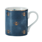 Kubek porcelanowy Pszczoły Mikasa – niebieski, 280 ml