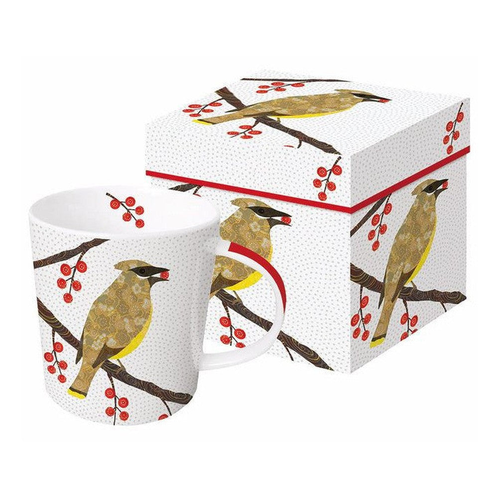 Kubek porcelanowy „Ptaszek na Gałązce” PPD – wielokolorowy 350 ml