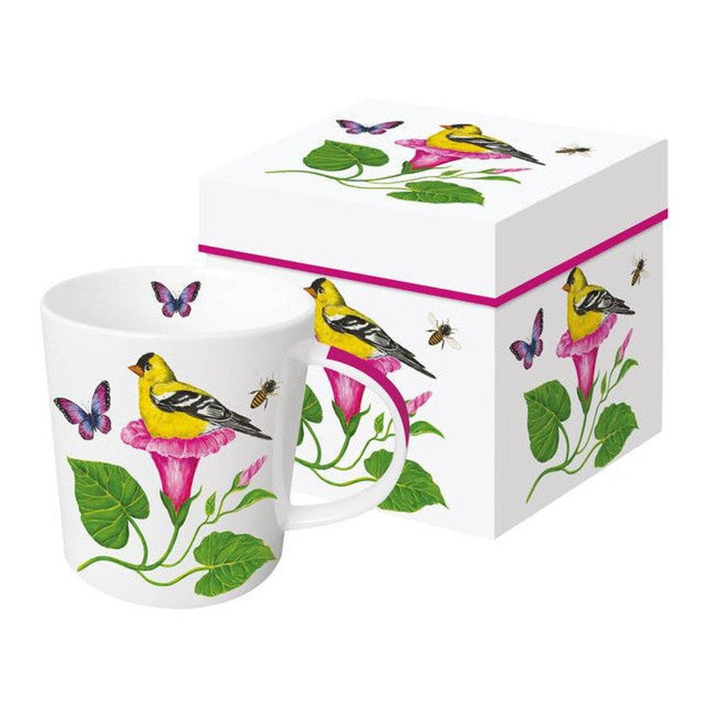 Kubek porcelanowy Ptaszek w Kielichu PPD – w ozdobnym pudełku, 350 ml