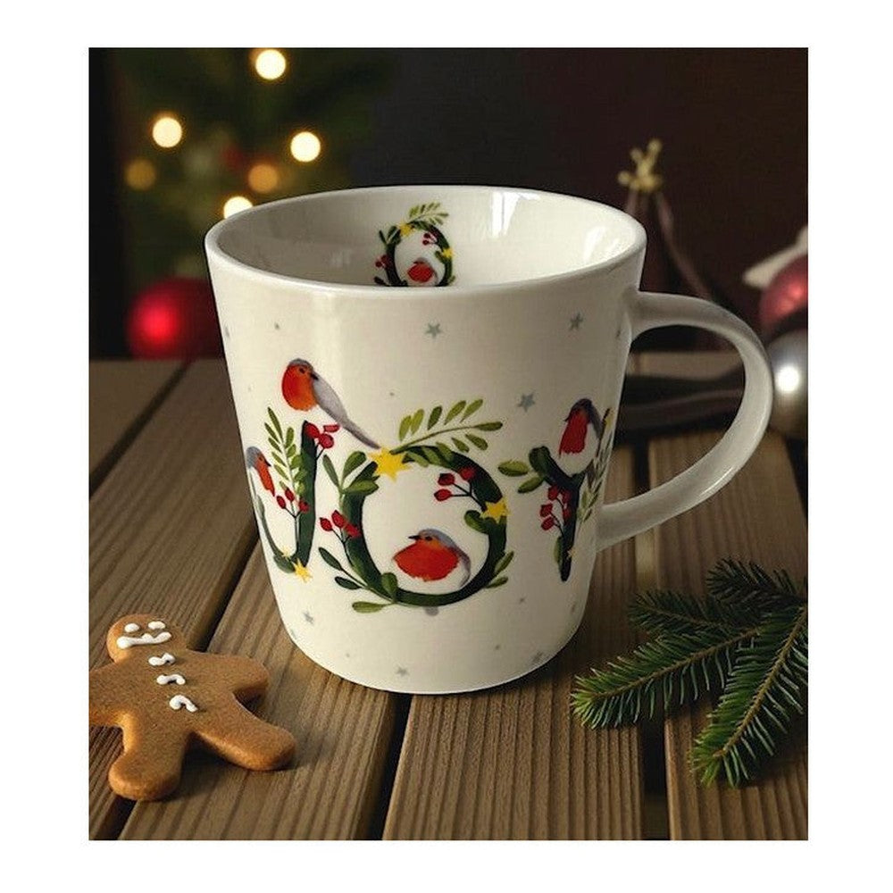 Kubek porcelanowy Radość PPD – z napisem „JOY”, 400 ml – zdjęcie 2