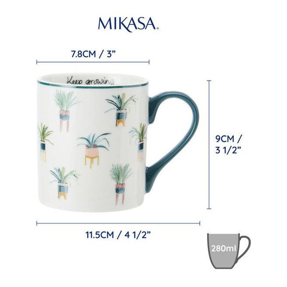 Kubek porcelanowy Rośliny Mikasa – 280 ml – zdjęcie 7