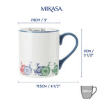 Kubek porcelanowy Rowery Mikasa – 280 ml – zdjęcie 8