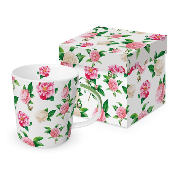 Kubek porcelanowy Róże PPD – wielokolorowy, 350 ml