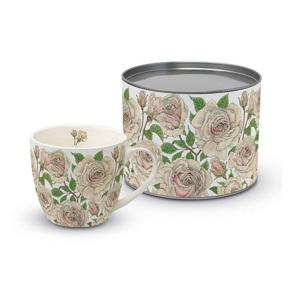 Kubek porcelanowy Róże PPD – wielokolorowy 450 ml