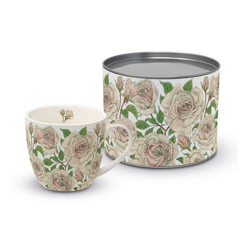 Kubek porcelanowy Róże PPD – wielokolorowy 450 ml