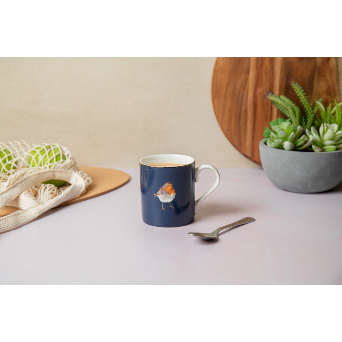 Kubek porcelanowy Rudzik Mikasa – 280 ml – zdjęcie 3